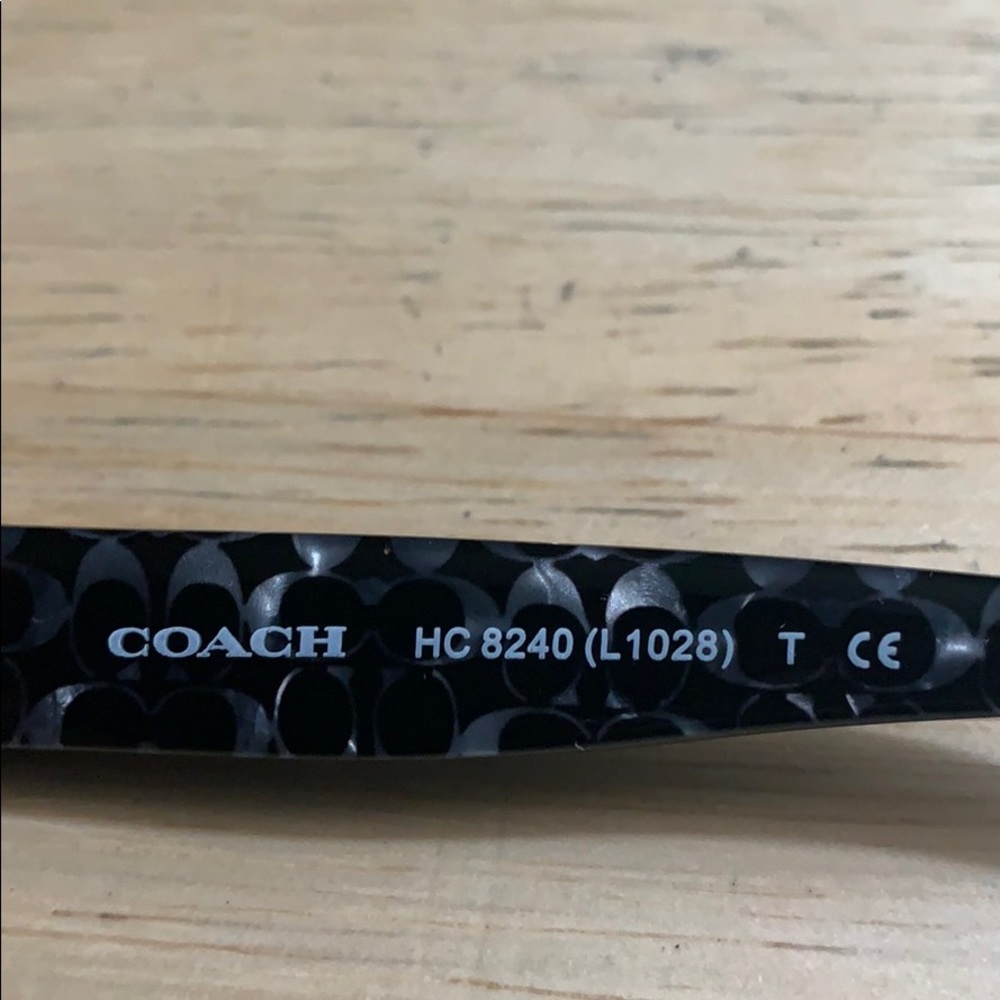 COACH WOMEN BLACK SQUARE SUNGLASSES NWT - Picture 7 of 7